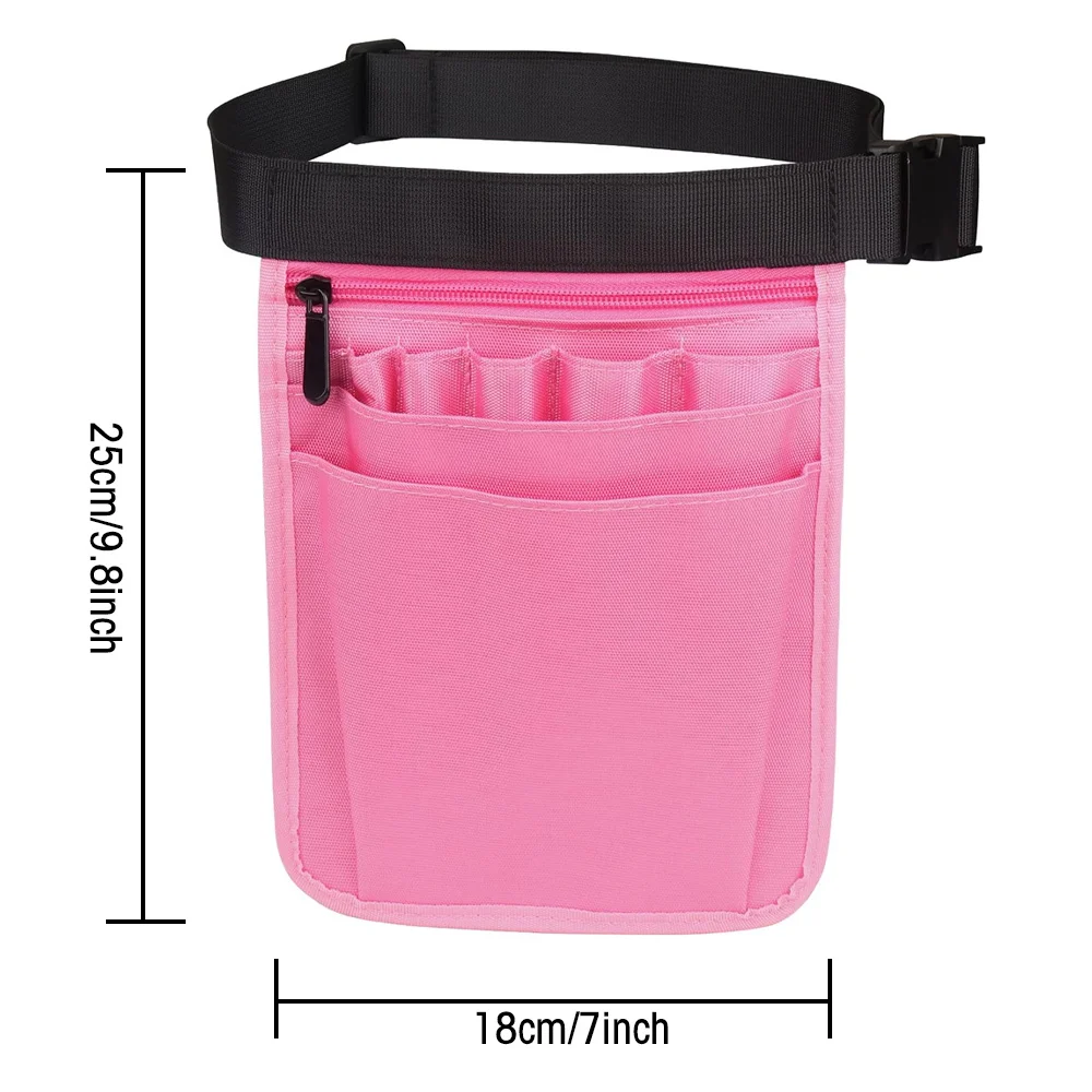 Nurse Waist Pocket Medical Supplies Storage Bag Nurse Universal Waist Pack Multi Pocket Storage Bags Butterfly Letter Series