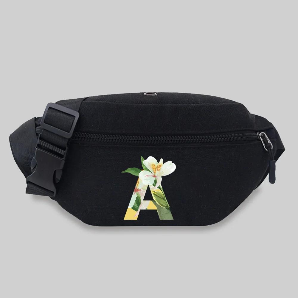 Trend Wallsl Pattern Waist Bag Chest Bag Unisex Student Printing Leisure Sports Bum bag Wild Fanny pack