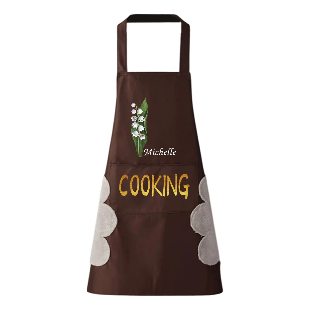 Personalized Custom Antifouling Waterproof Restaurant Uniform Home Cleaning Cooking Apron Home Cleaning Tools.
