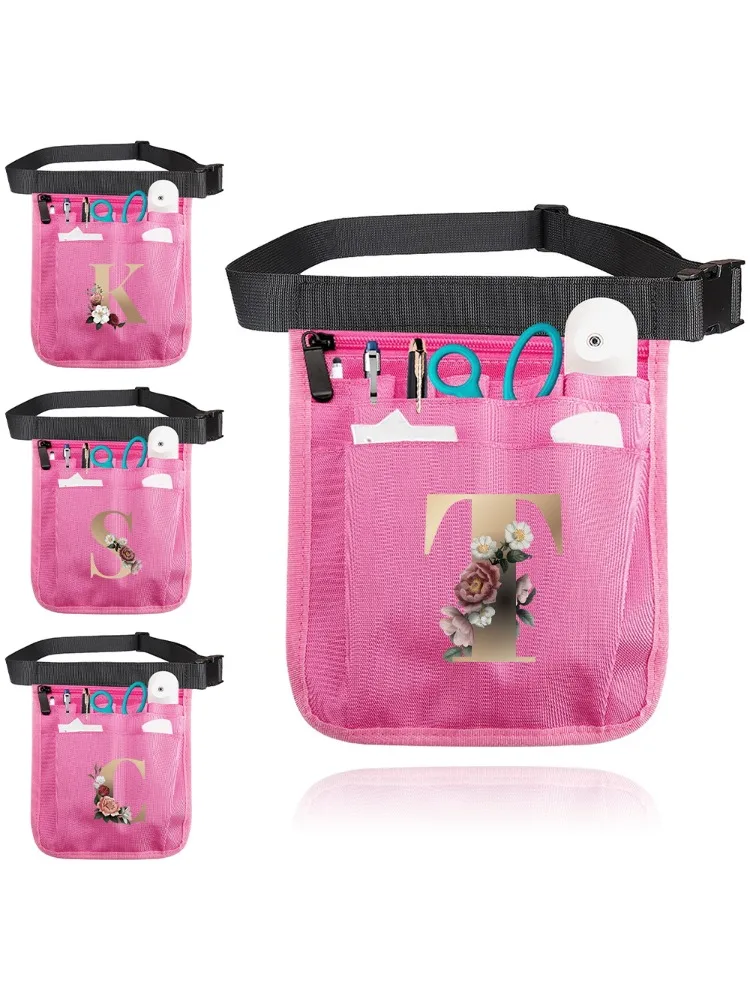 Nurse Waist Pocket Multi Pocket Waist Organizer Belt Medical Supplies Storage Nurse Bag Gold Series Durable Storage Bags