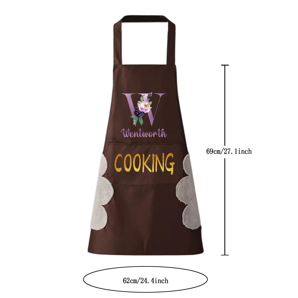 Personalized Customized Fashion Minimalist Kitchen Antifouling Apron Unisex Cooking Accessories Coffee Shop Restaurant