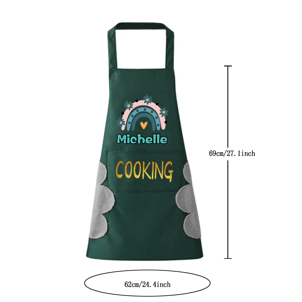 Oil-proof and Waterproof Women’s Sleeveless Kitchen Apron Restaurant Chef Outdoor Camping Picnic Kitchen Cooking Apron