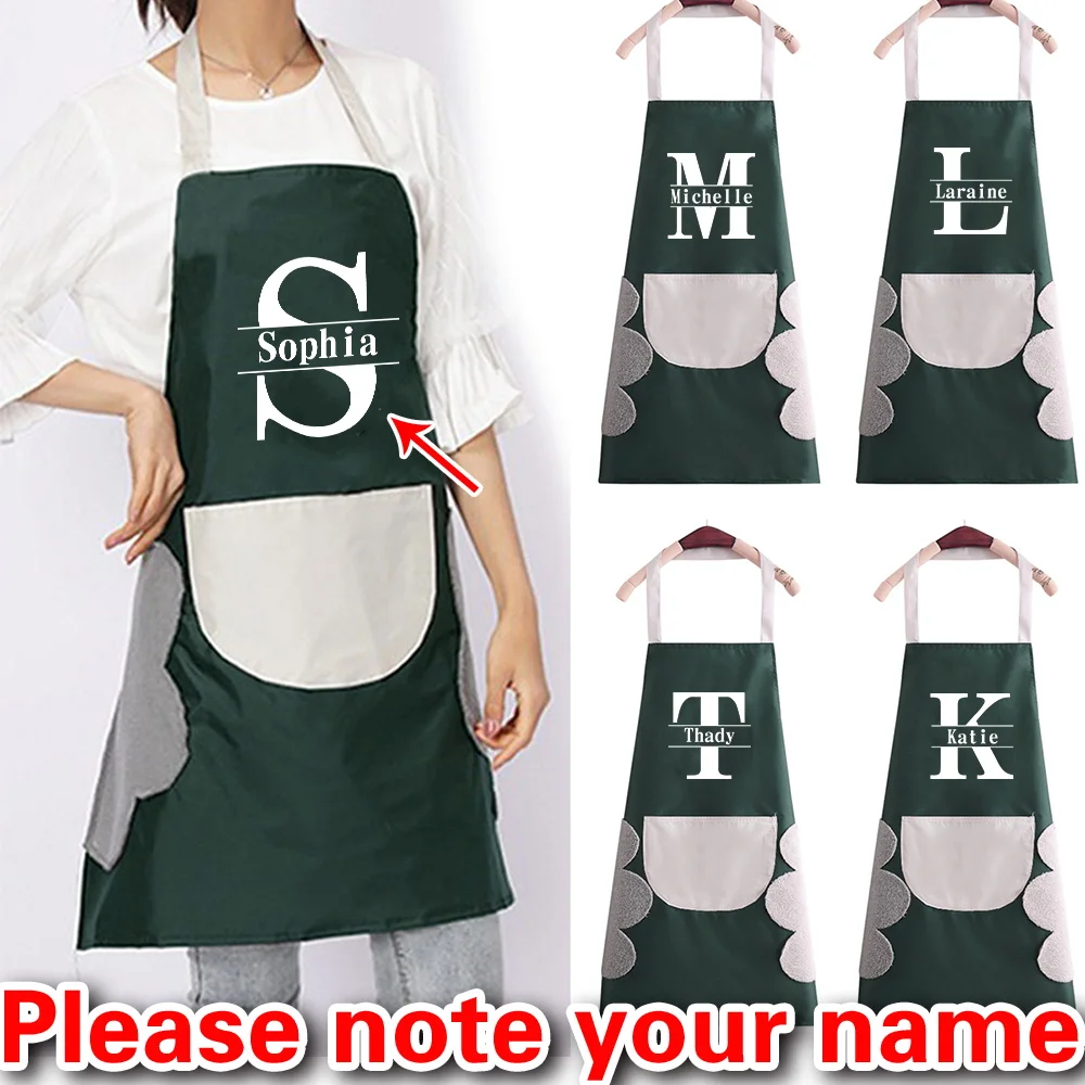 Personalized Customized Large Pocket Sleeveless Apron Unisex Barbecue Kitchen Printed Apron
