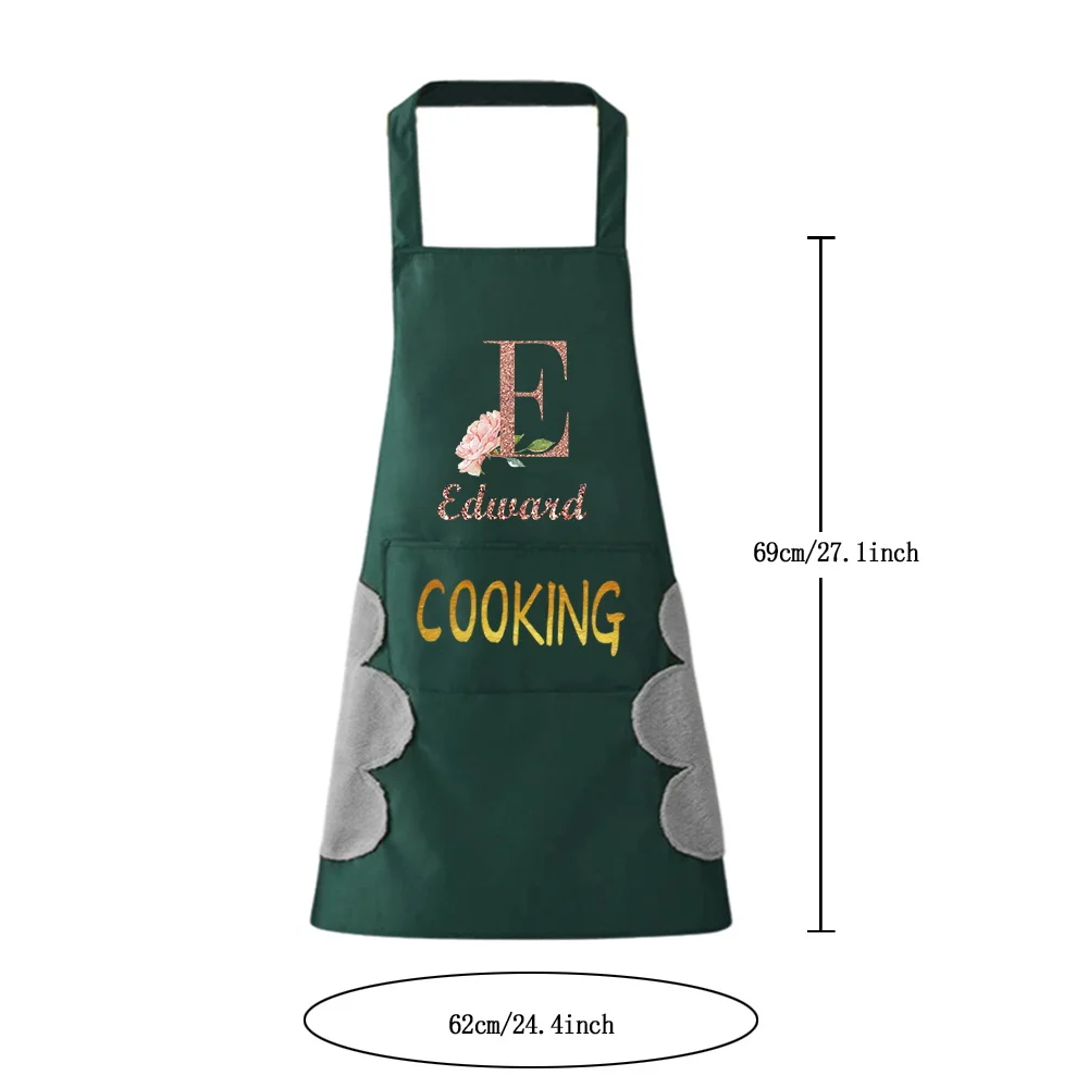 Home Dining Room Kitchen Baking Sleeveless Neck Bib Oil-proof Apron Cleaning Apron