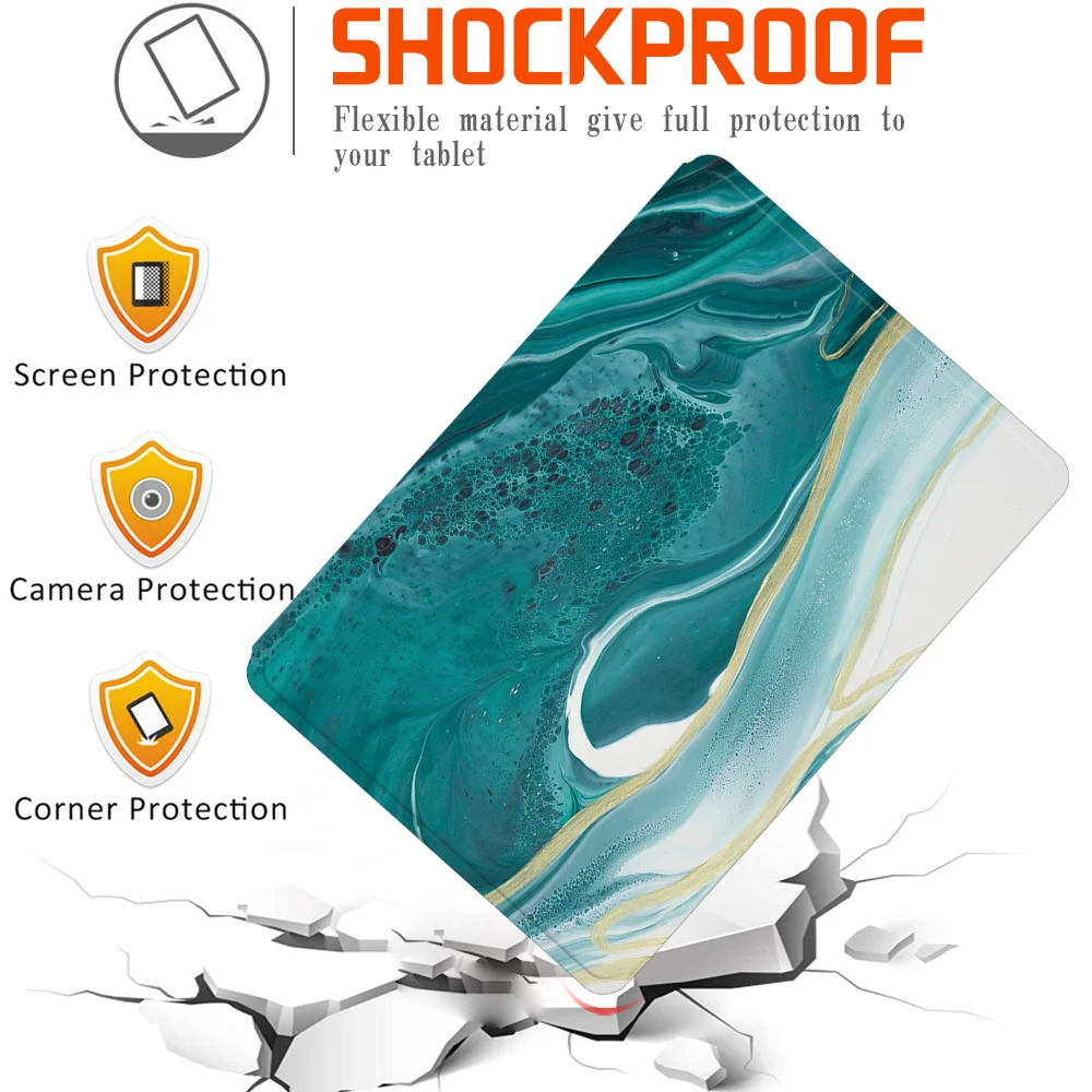 Universal Case For Amazon Fire 7 (5th Gen 2015)/Fire 7 (7th Gen 2017)/Fire 7 (9th Gen 2019) Tablet Stand PU Lether Cover Case