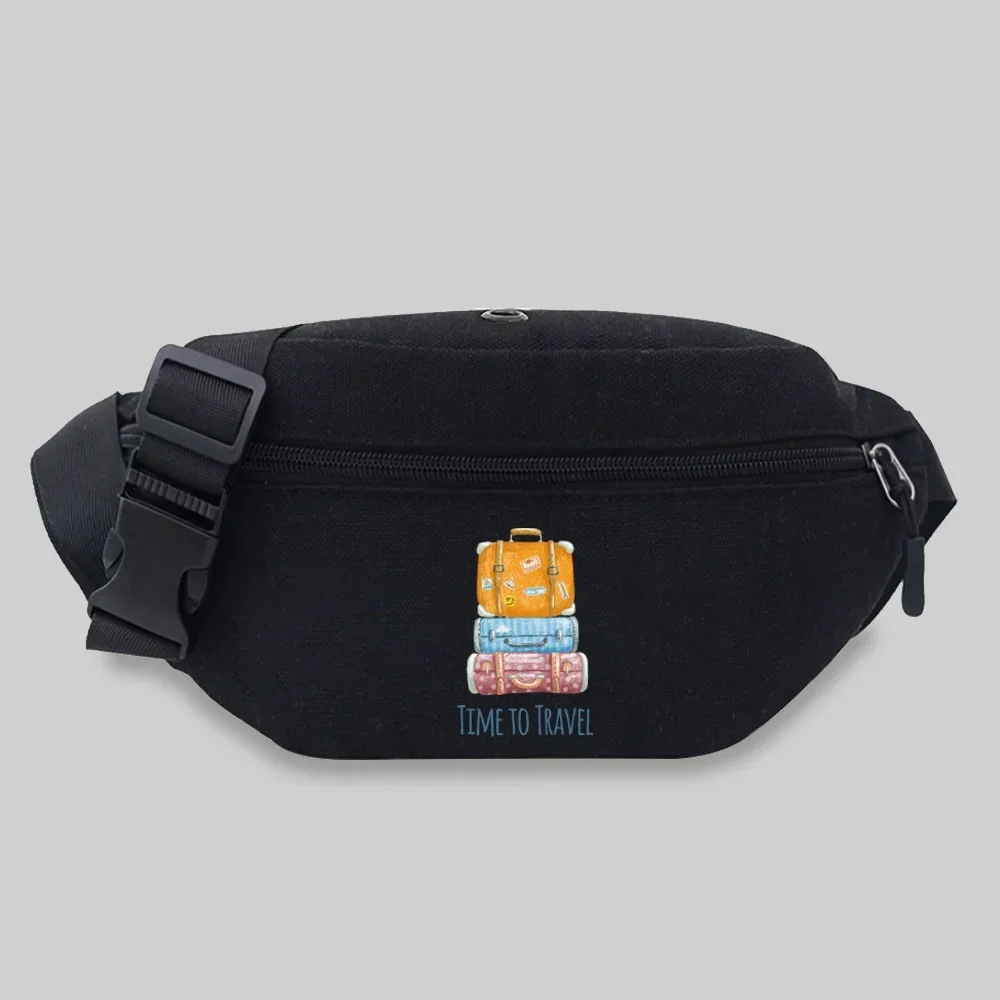 Fanny pack Popular Student Bum Bag Travel Pattern series Messenger Waist Bag Leisure Sports Canvas Mobile Phone Bags 2025