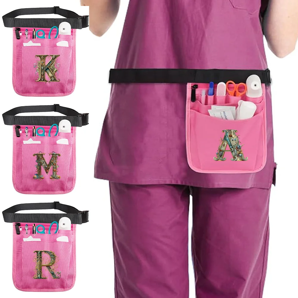 Nurse Waist Bag Graphic Letter Series Medical Supplies Storage Pocket Nurse Accessories Tool Bags High-quality Storage Pack