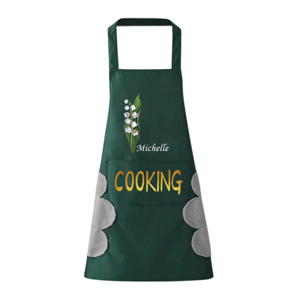 Bib Cooking Baking Cleaning Tools Restaurant Chef Kitchen Waterproof and Oil-proof Apron