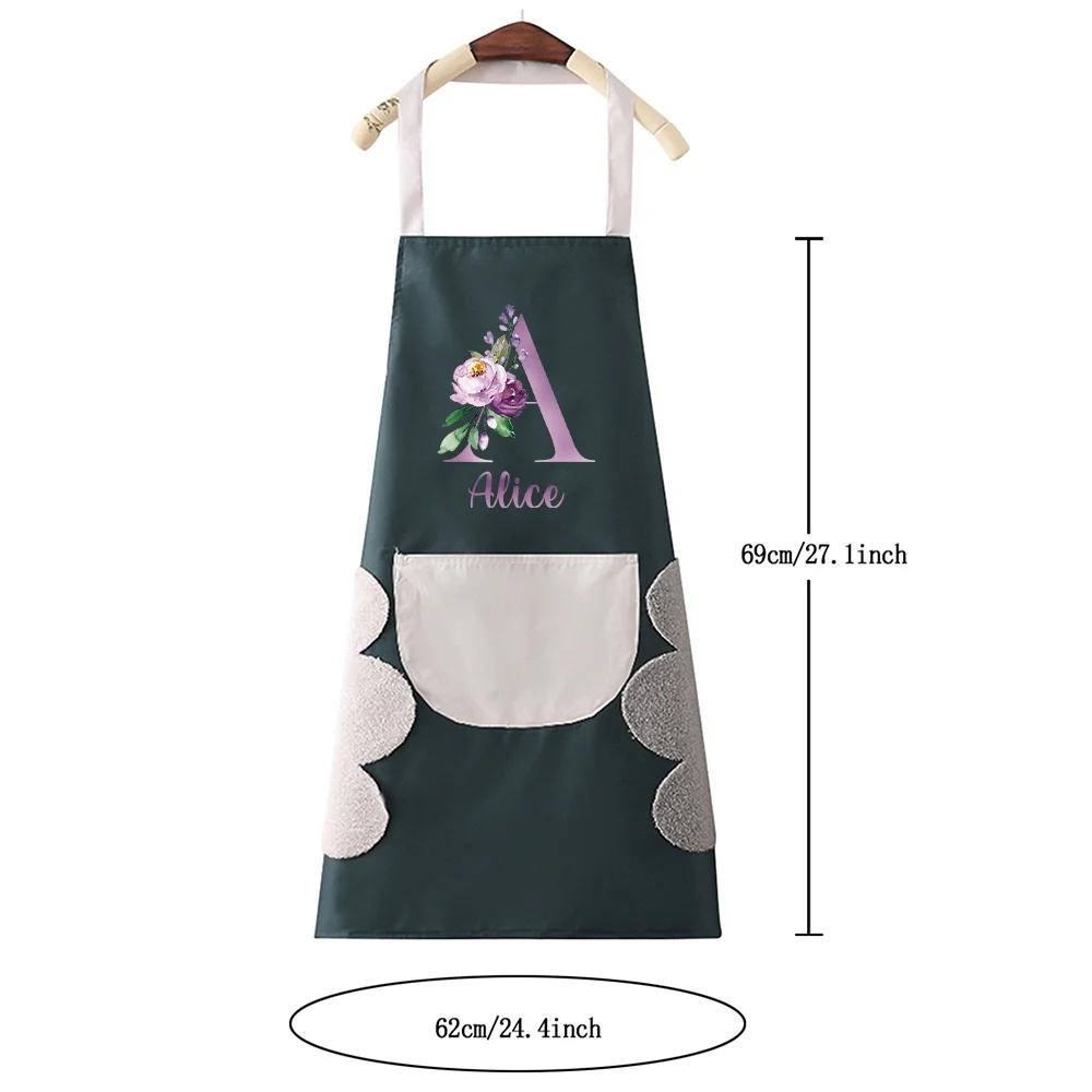 Personalized Customized Printed Apron, Kitchen Cooking Cleaning Apron for Male and Female Adult Chefs.