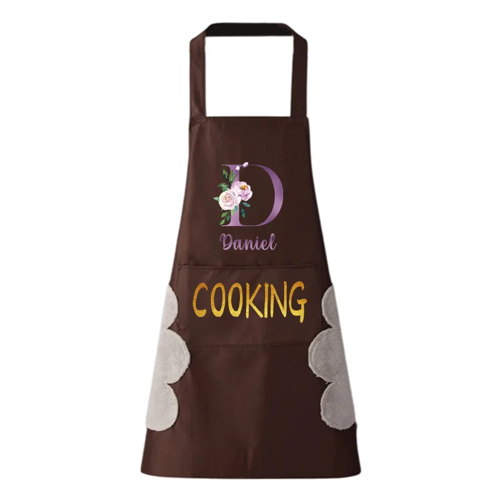 Personalized Customized Fashion Minimalist Kitchen Antifouling Apron Unisex Cooking Accessories Coffee Shop Restaurant