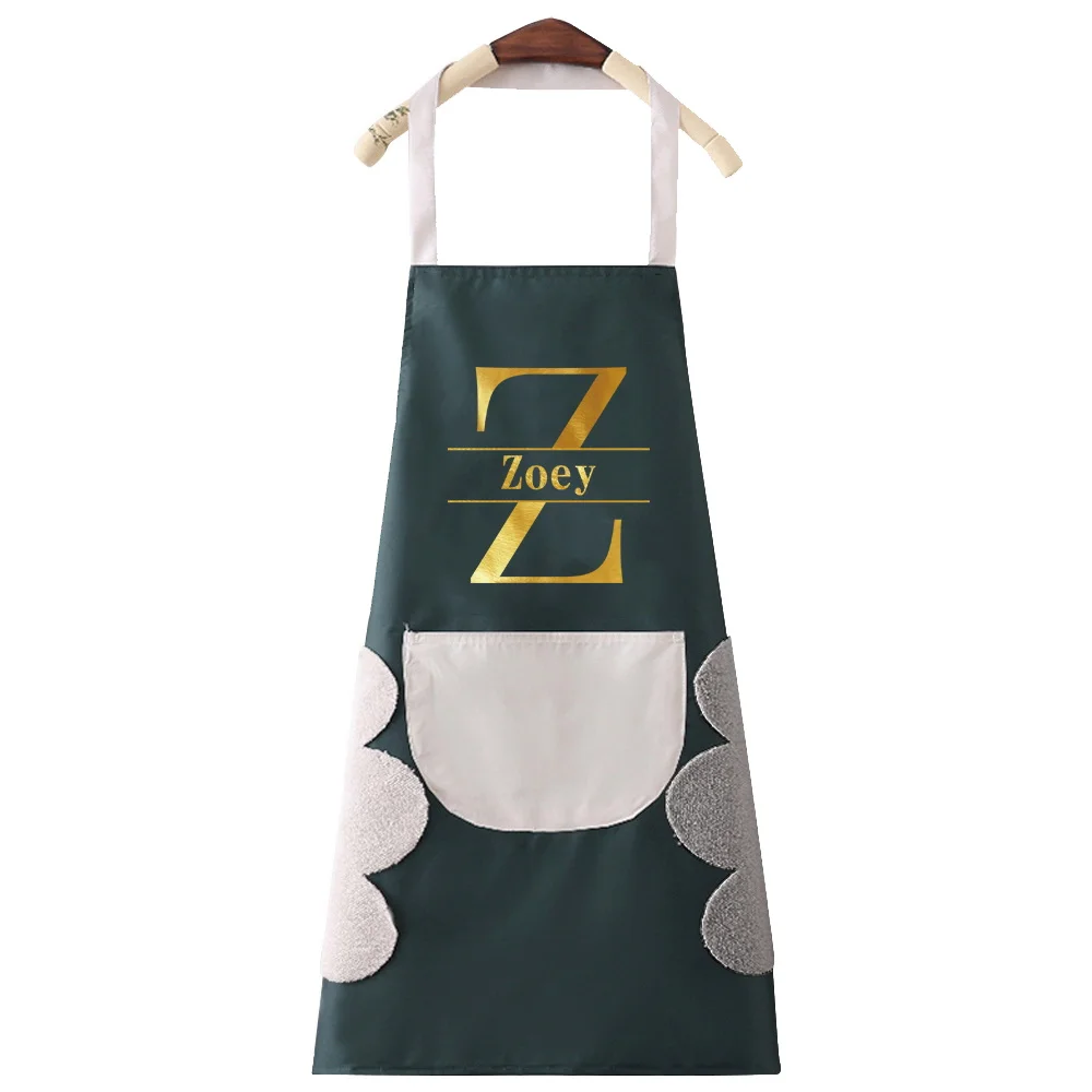 Personalized Customized Apron Can Wipe Hands, Prevent Dirt, Water and Oil, Unisex Kitchen Apron.