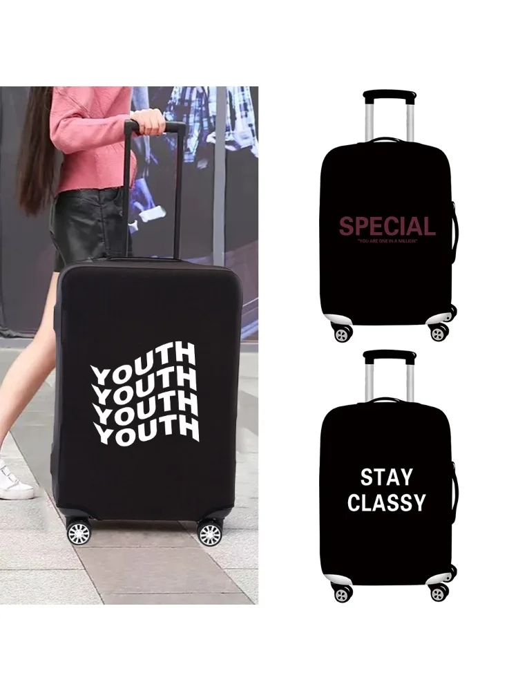 Portable Lightweight Luggage Covers Trolley Case Walls Pattern 18-32 Inch Travel Holiday Essentials Luggage Protector Cover New