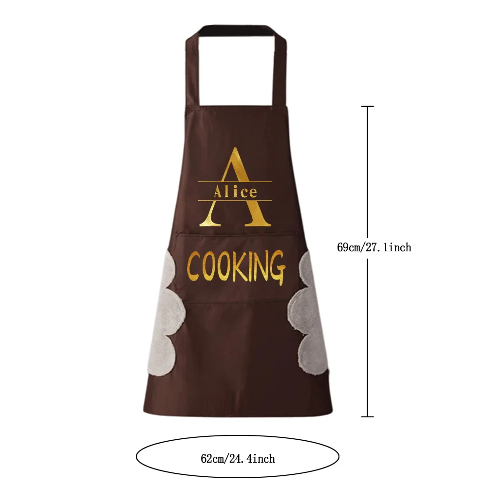 Personalized Customized Cleaning Tools Kitchen Apron Multifunctional Dirt-resistant, Oil-proof and Waterproof Unisex Apron.