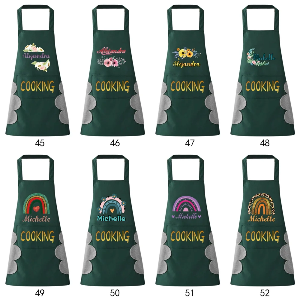 Oil-proof and Waterproof Women’s Sleeveless Kitchen Apron Restaurant Chef Outdoor Camping Picnic Kitchen Cooking Apron