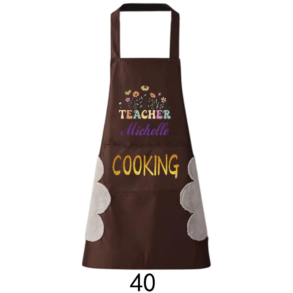 Personalized Customized New Apron Waterproof and Oil-proof Kitchen Baking Kitchen Home Cleaning Tool Accessories