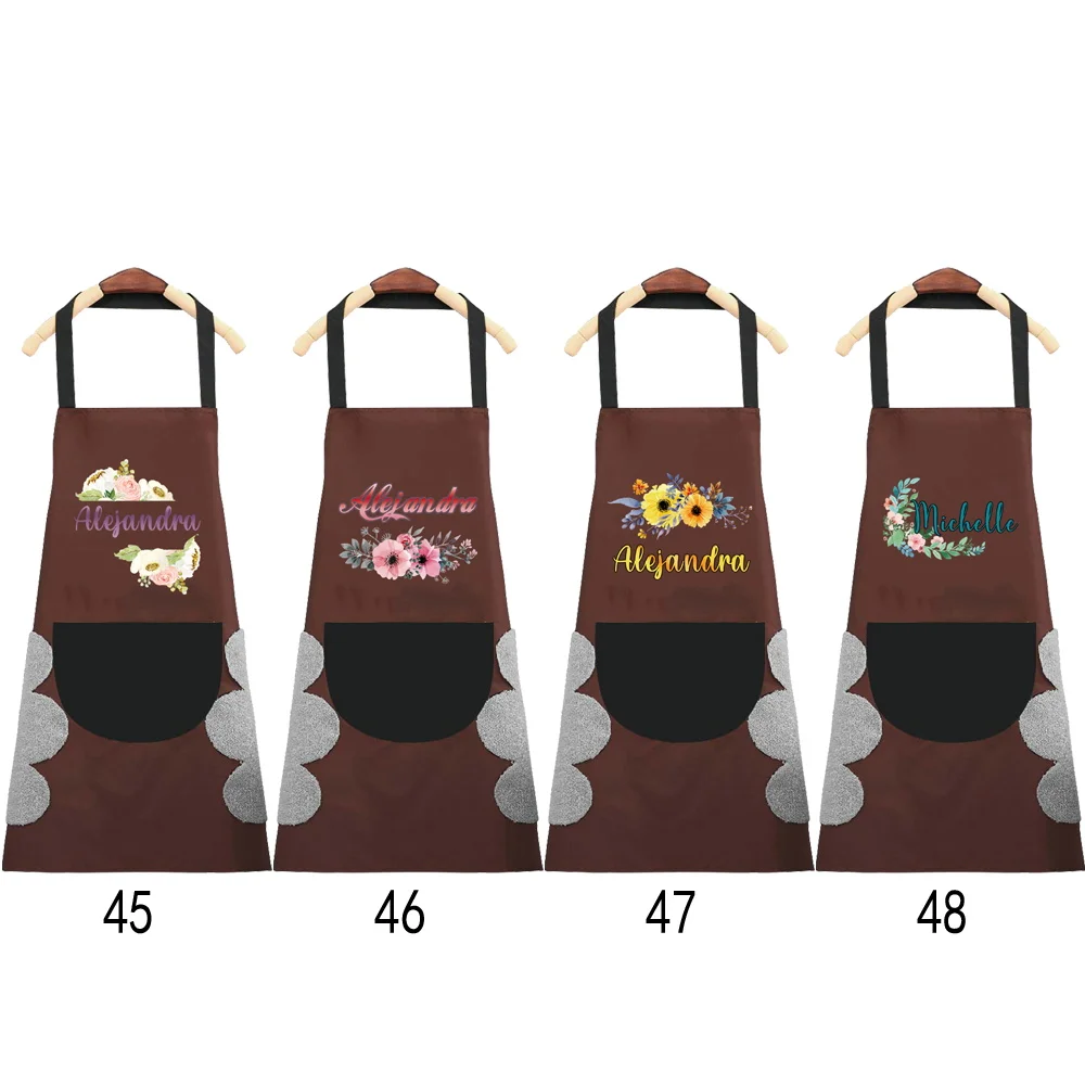 Personalized Customized Fashion Apron for Women and Men Kitchen Cooking Chefs Clean Restaurant Aprons.