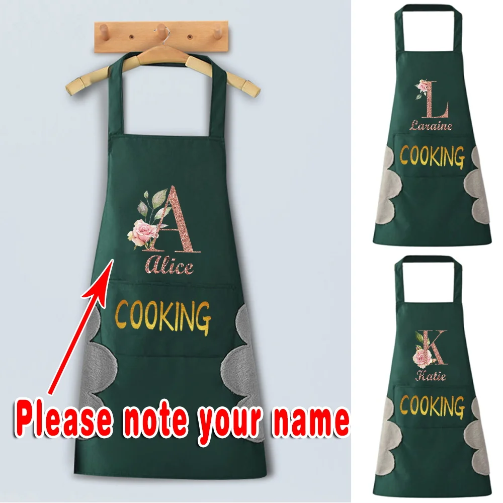 Home Dining Room Kitchen Baking Sleeveless Neck Bib Oil-proof Apron Cleaning Apron