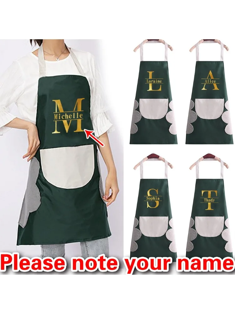 Personalized Customized Apron Can Wipe Hands, Prevent Dirt, Water and Oil, Unisex Kitchen Apron.