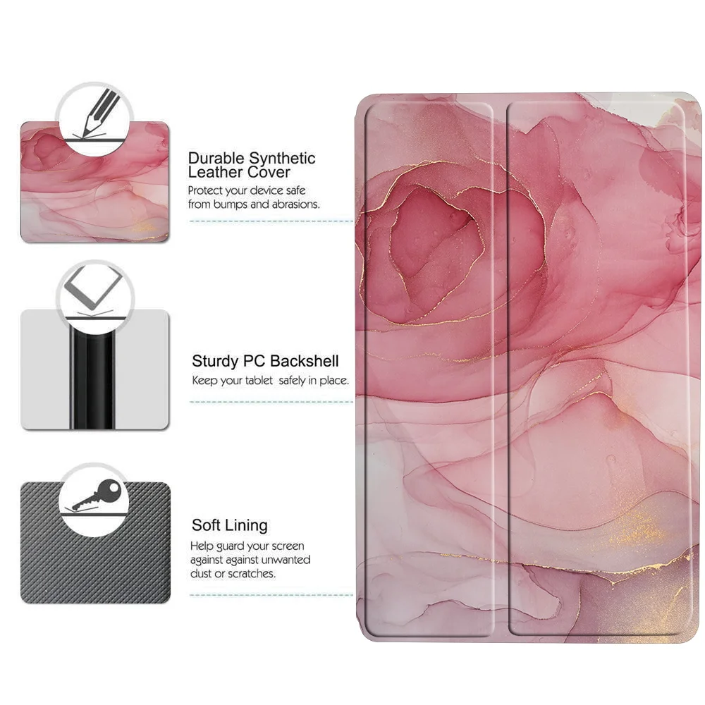 Universal Case For Amazon Fire 7 (5th Gen 2015)/Fire 7 (7th Gen 2017)/Fire 7 (9th Gen 2019) Tablet Stand PU Lether Cover Case