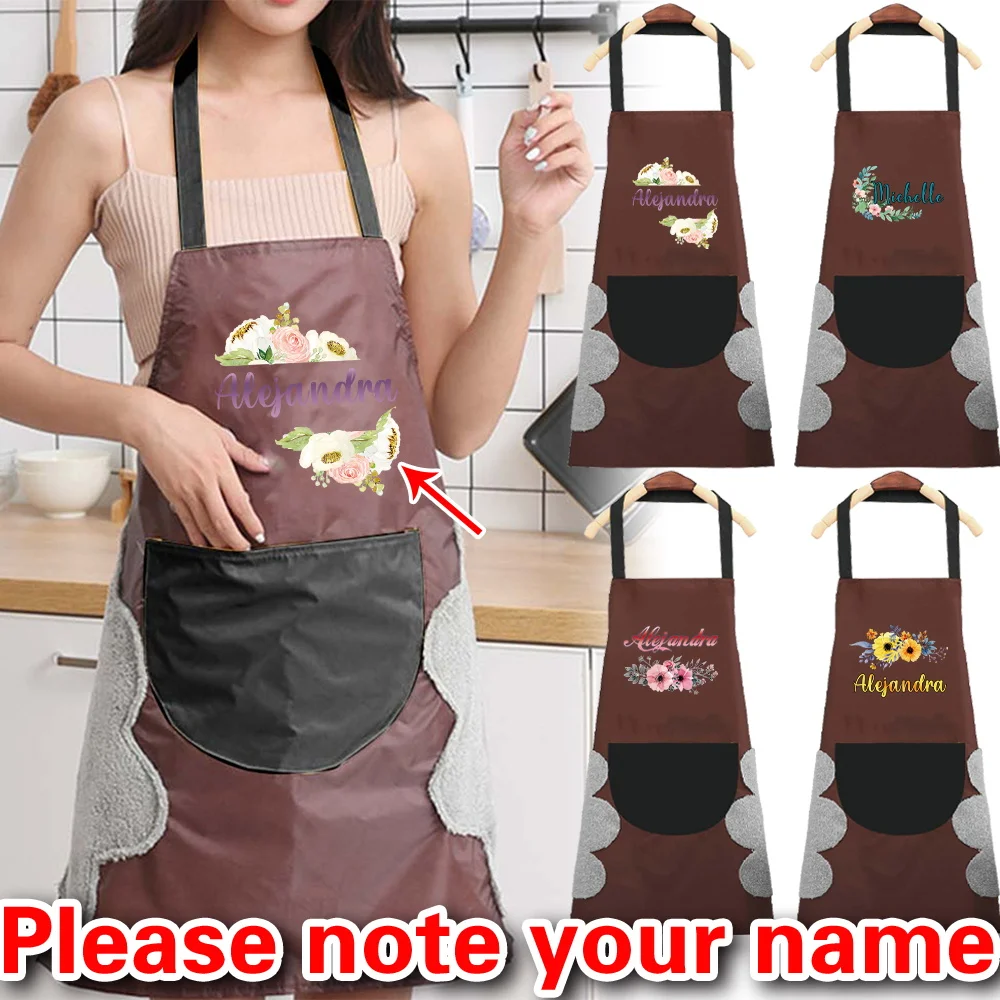 Personalized Customized Fashion Apron for Women and Men Kitchen Cooking Chefs Clean Restaurant Aprons.