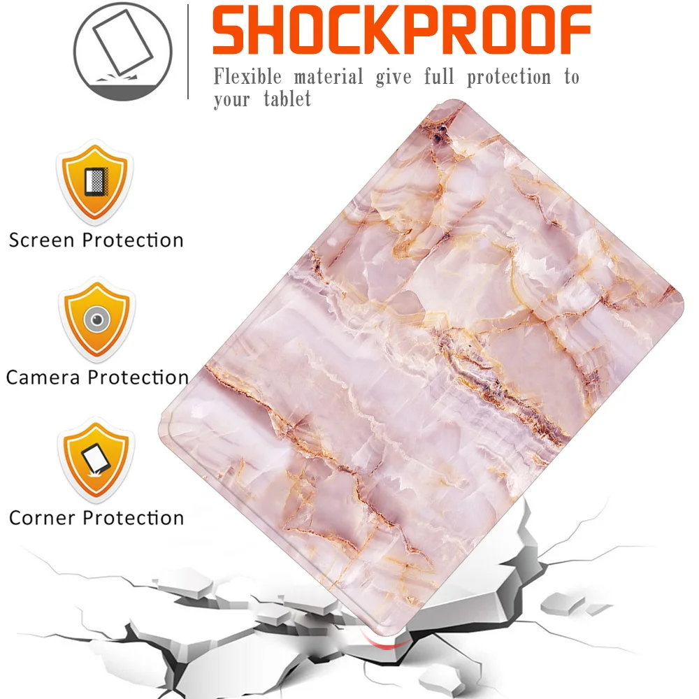 Universal Case For Amazon Fire 7 (5th Gen 2015)/Fire 7 (7th Gen 2017)/Fire 7 (9th Gen 2019) PU Tablet Stand Cover Case