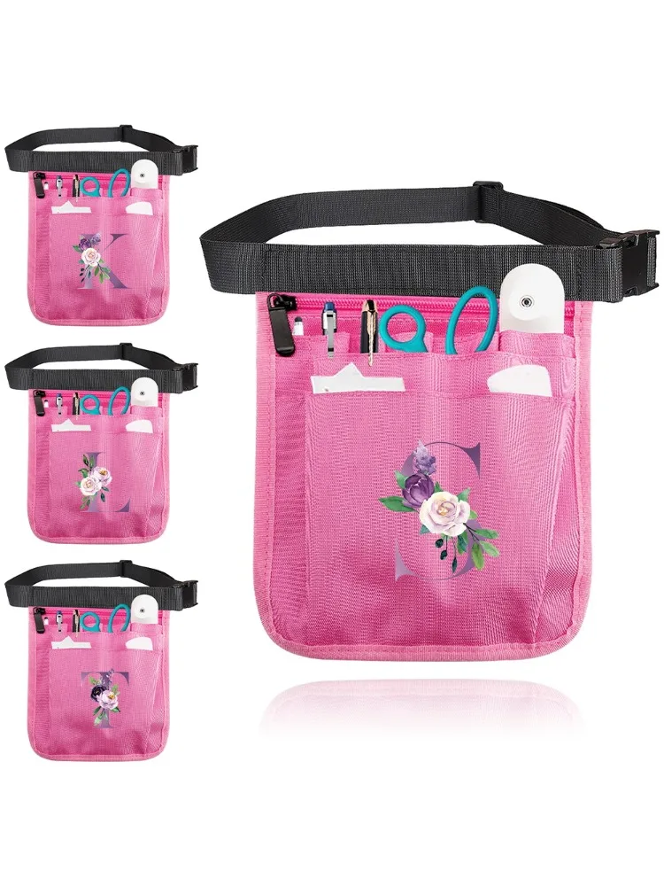 Nurse Waist Pocket Multifunctional Medical Supplies Storage Pack Purple Series Simple Durable Waist Bag Unisex Storage Bags