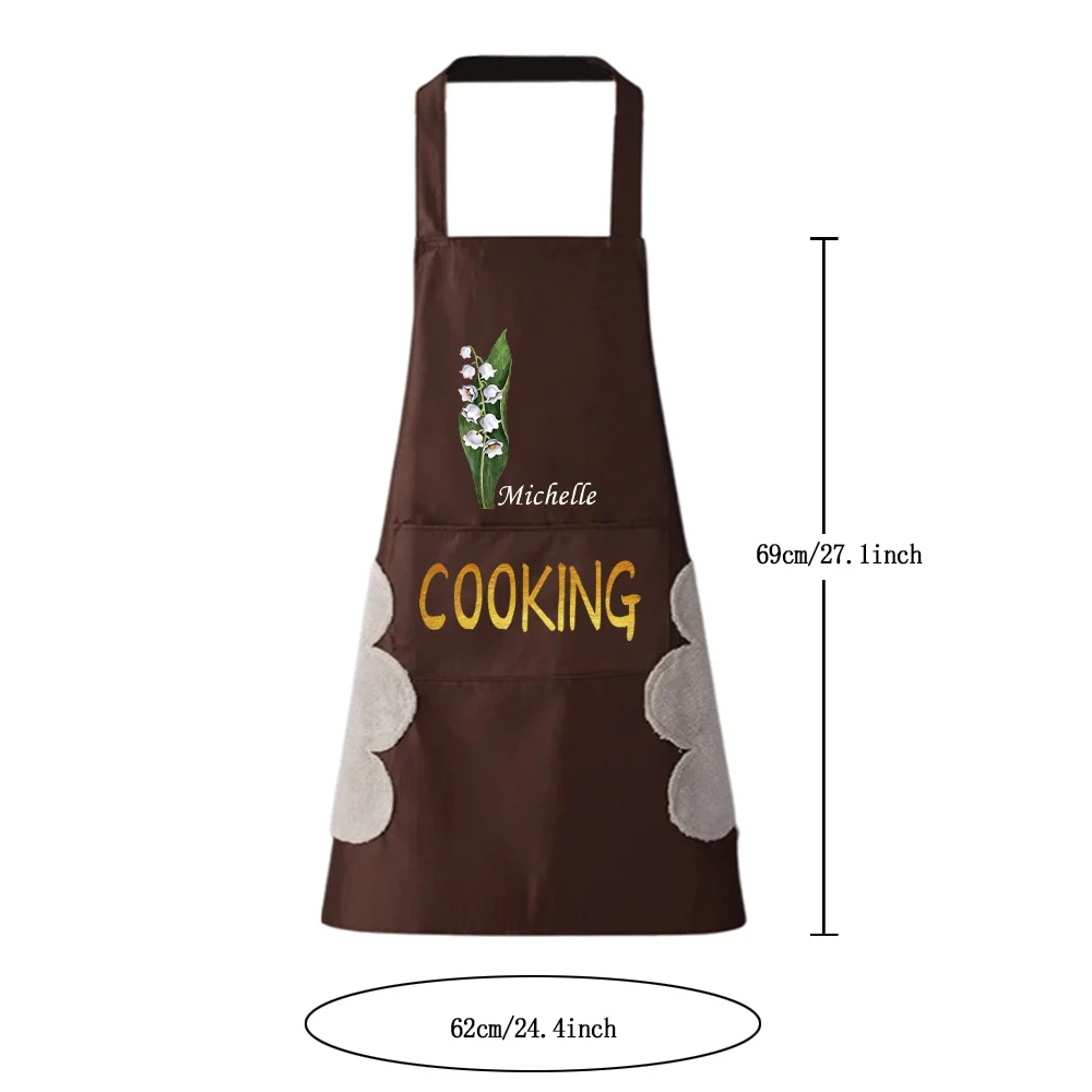 Personalized Custom Antifouling Waterproof Restaurant Uniform Home Cleaning Cooking Apron Home Cleaning Tools.