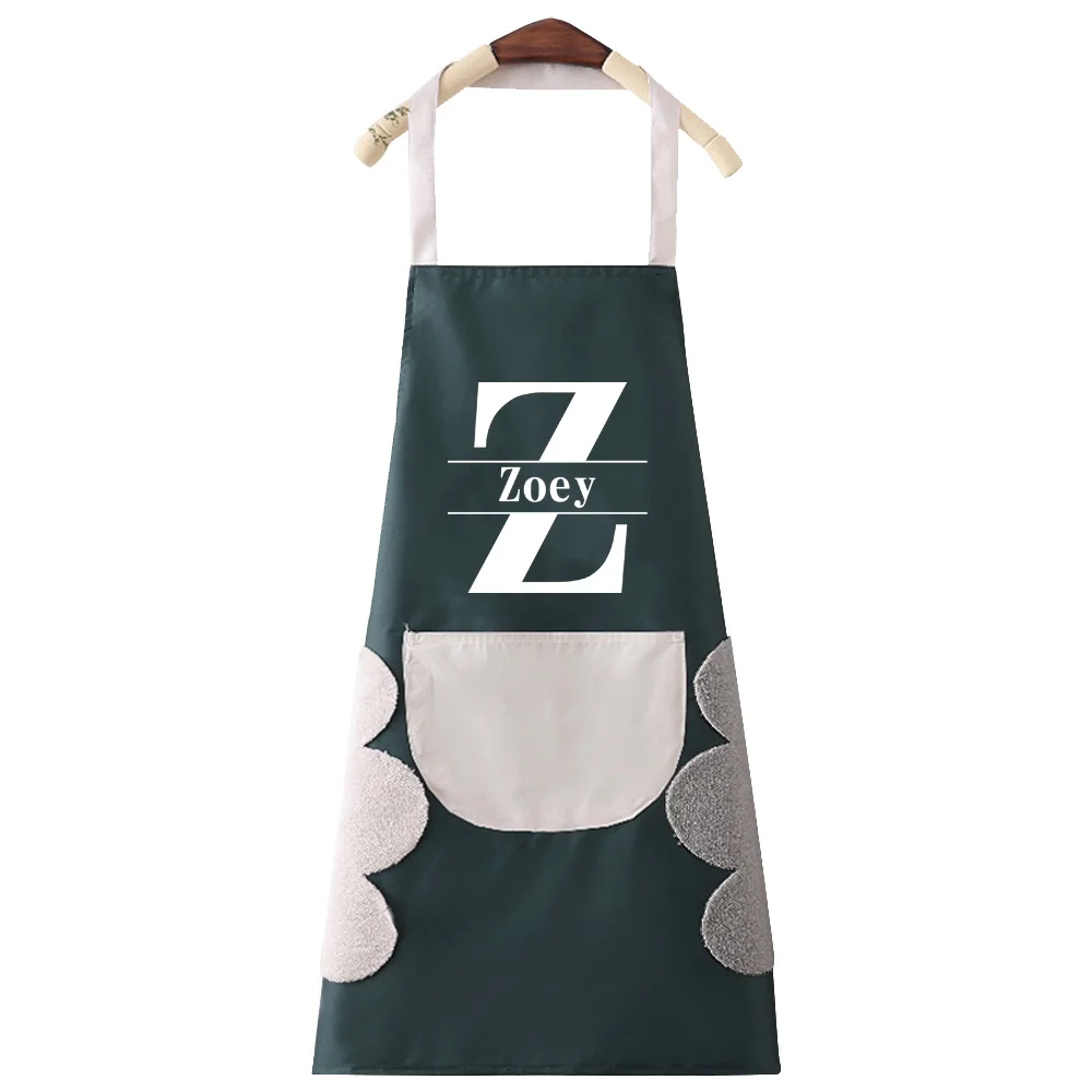 Personalized Customized Large Pocket Sleeveless Apron Unisex Barbecue Kitchen Printed Apron