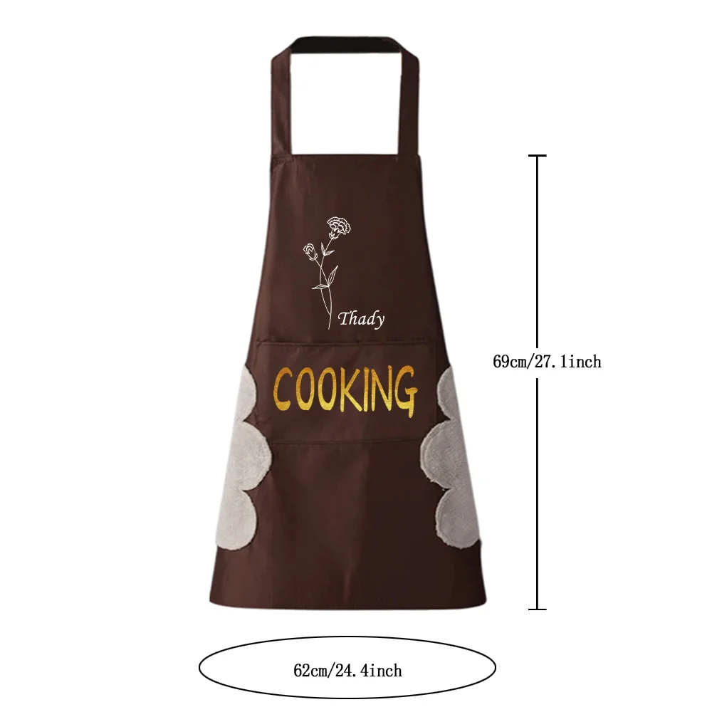 Personalized Customized Printed Apron for Household Cleaning, Cooking, Catering, Housework, Cleaning,