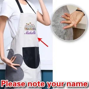 Personalized Customized Simple Fashion Apron Kitchen Flower Shop Coffee Shop Apron