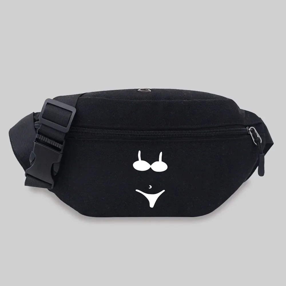 Waist Bag Small Crossbody Sling Bags Chest Pattern Series Messenger Waist Bag Chest Bag Leisure Sports Canvas Fanny Pack