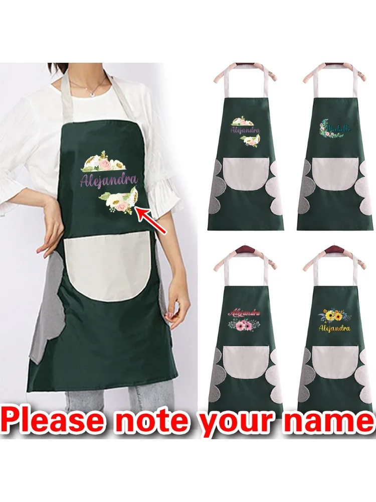 Personalized Customized New Fashion Kitchen Apron Unisex Chef Work Cleaning Apron