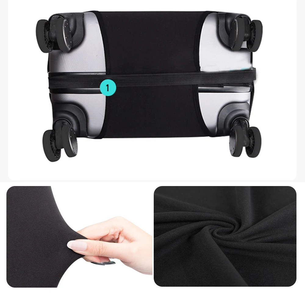 18 – 32 Inch Luggage Covers Trolley Case Floral Letter Series Portable Travel Outdoor Holiday Essentials Luggage Protector Cover