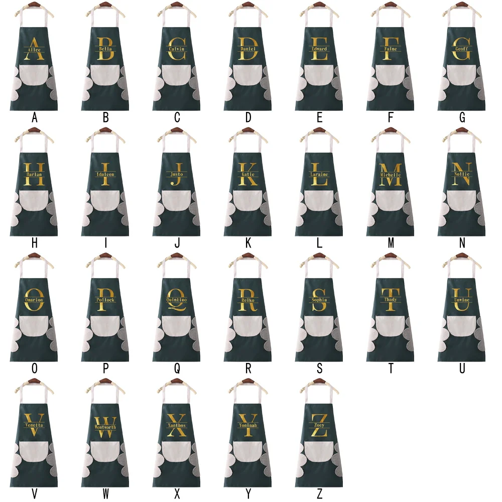 Personalized Customized Apron Can Wipe Hands, Prevent Dirt, Water and Oil, Unisex Kitchen Apron.