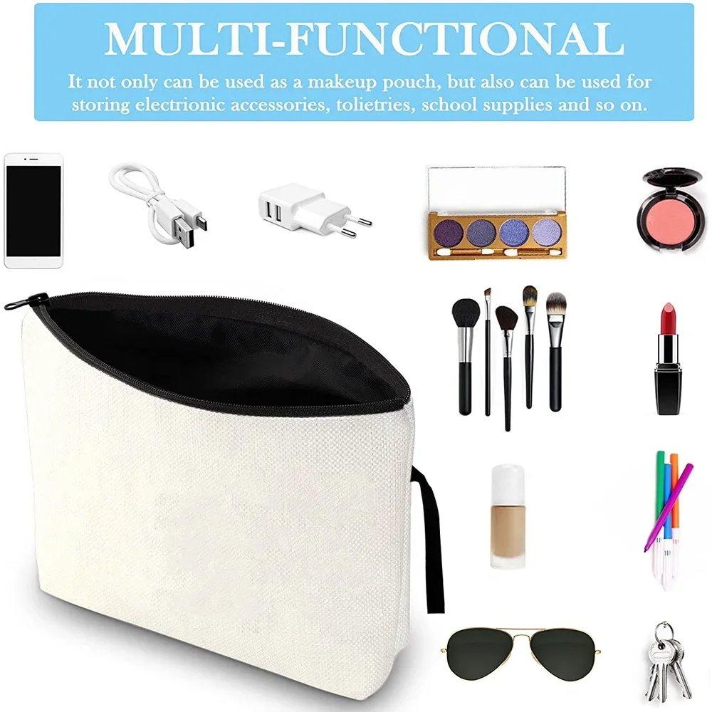 Makeup Pack Lipstick Zipper Storage Bag Makeup Supplies Storage Pouch Portable Travel Cosmetic Organizer Butterfly Letter Series