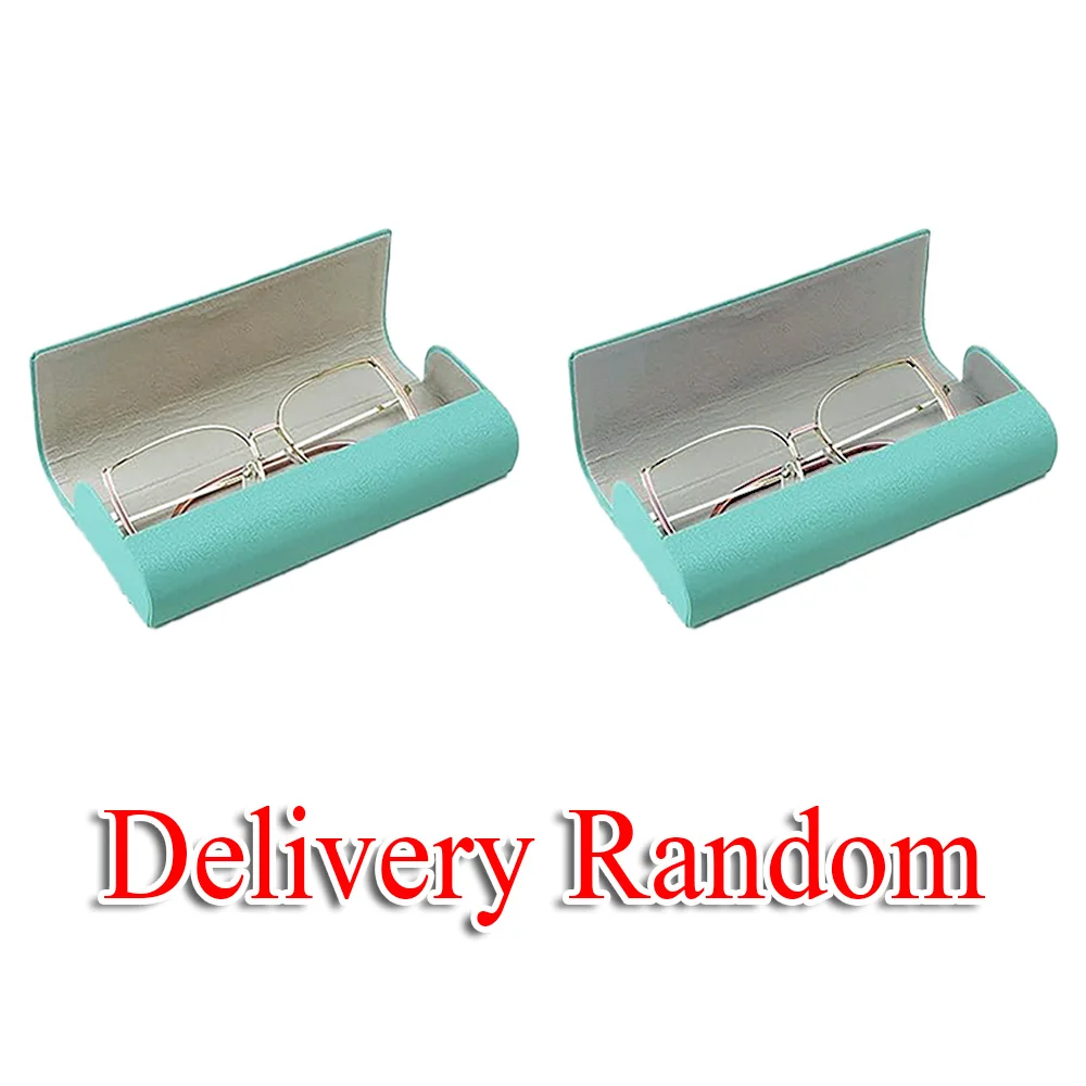 Hard PU Myopia Glasses Box New Fashionable Sunglasses Storage Box High Quality Reading Glasses Case Candy Letter Pattern