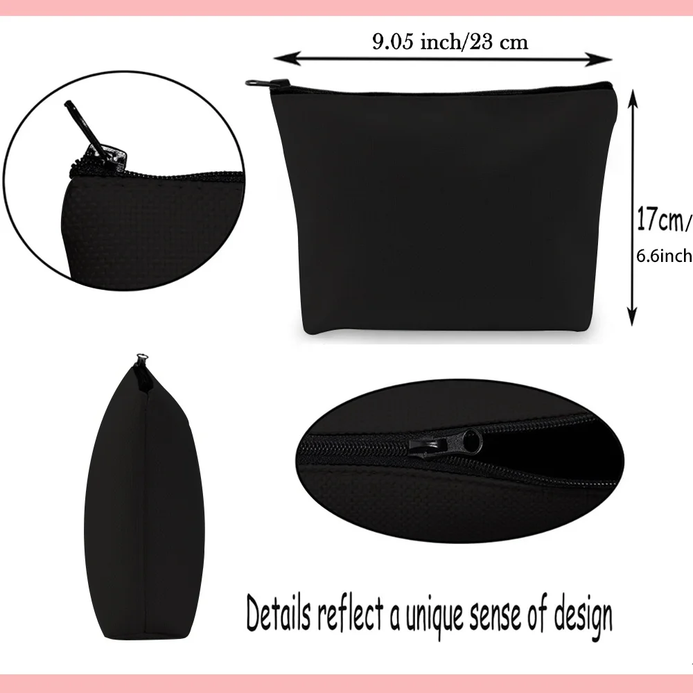 Cosmetic Bag Toiletry Storage Pouch Zipper Makeup Bags Handheld Bags Lazy Cosmetics Tool Storage Pack Flower Color Series