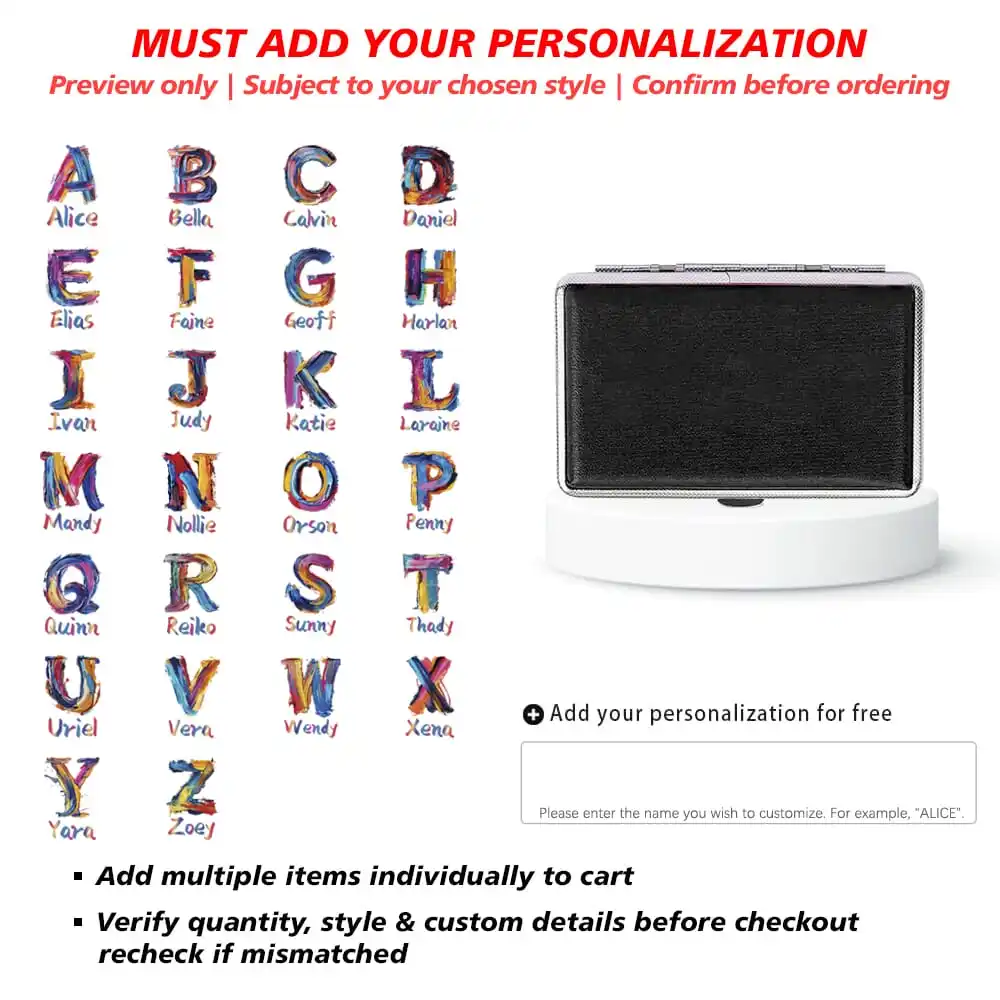 Customized Name PU Cigarette Storage Box Portable Dustproof Cigar Protective Cover Smoking Storage Accessories Personalized