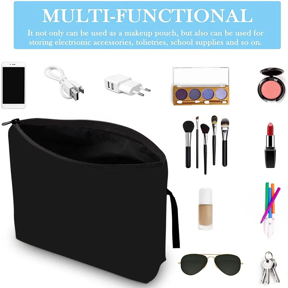 Cosmetic Bag Toiletry Storage Pouch Zipper Makeup Bags Handheld Bags Lazy Cosmetics Tool Storage Pack Flower Color Series