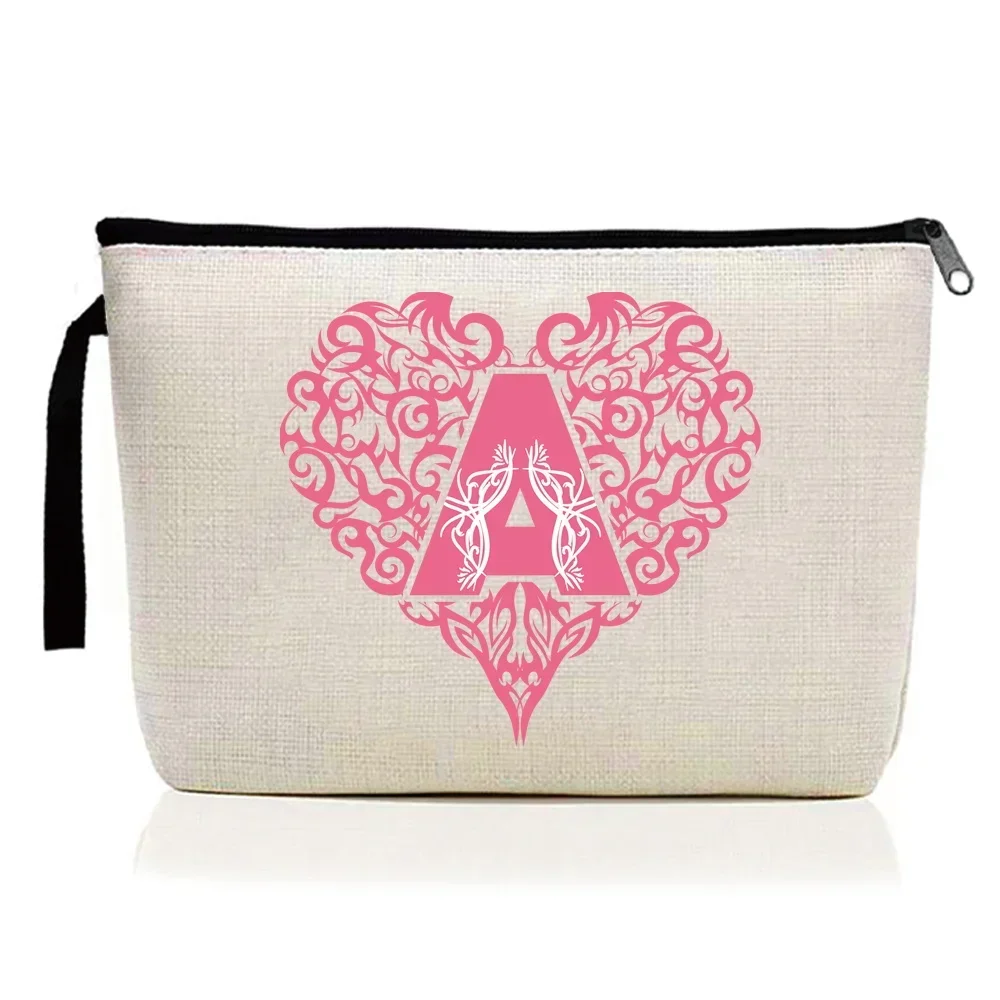 Cosmetic Bag Lipstick Storage Pack Portable Travel Small Cosmetic Bags Women Makeup Supplies Storage Pouch Love Letter Series