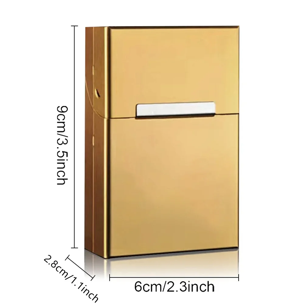 Metal Cigarette Case Large Capacity Dustproof Cigarette Protector Magnetic Dustproof Cigarette Accessories Halloween Pattern