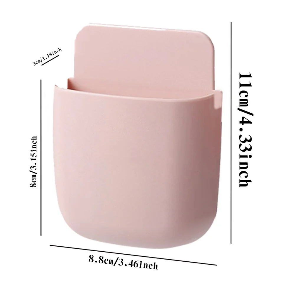 Customized Name Non Porous Wall Mounted Container Multifunctional Remote Control Storage Box Durable Grocery Organizer