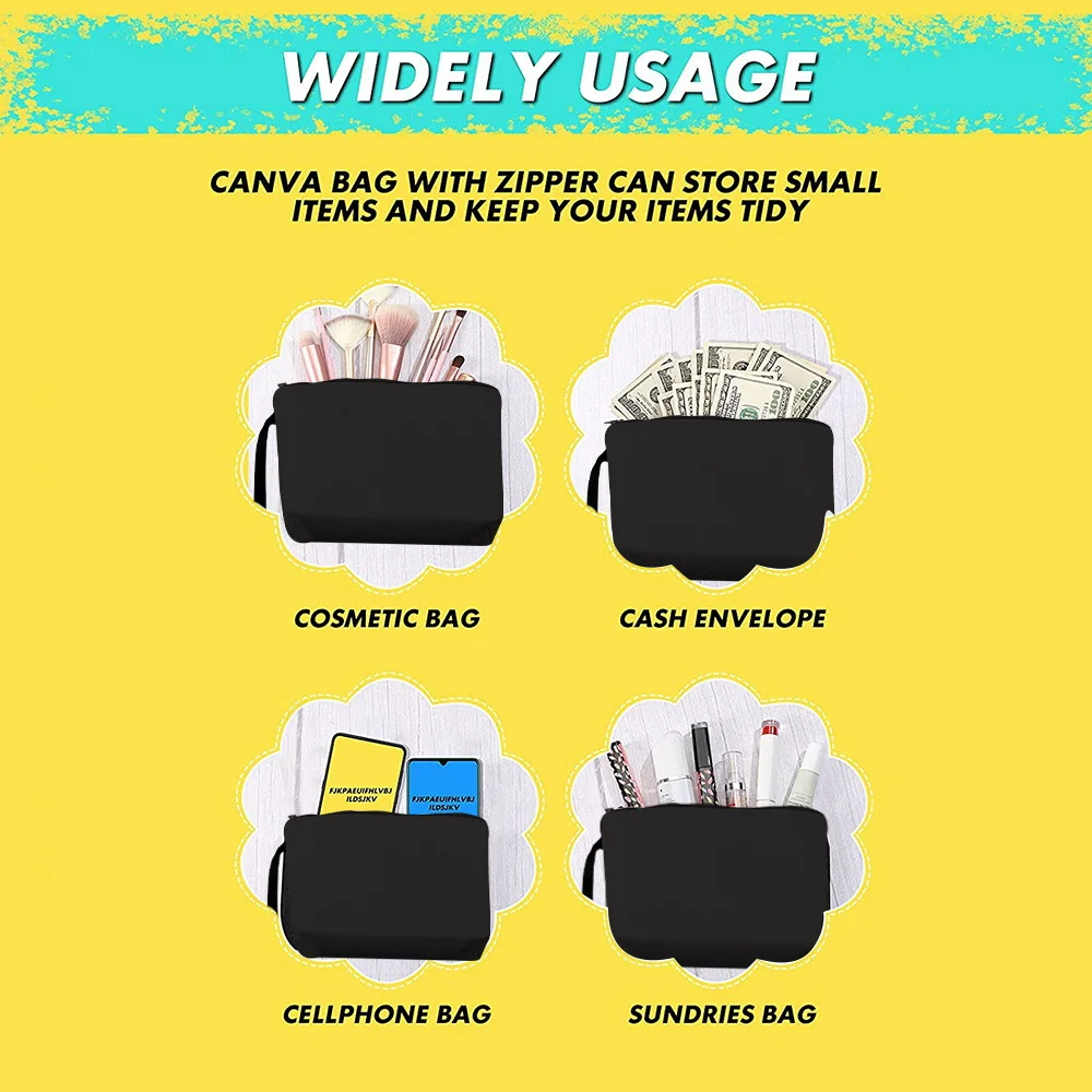 Cosmetic Bag Toiletry Storage Pouch Zipper Makeup Bags Handheld Bags Lazy Cosmetics Tool Storage Pack Flower Color Series