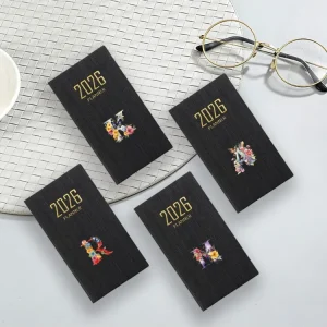 A6 Size Daily Planner 2026 Limited Edition Week Journal Notebook Student Pocket Study Planner Office Recording Butterfly Letter