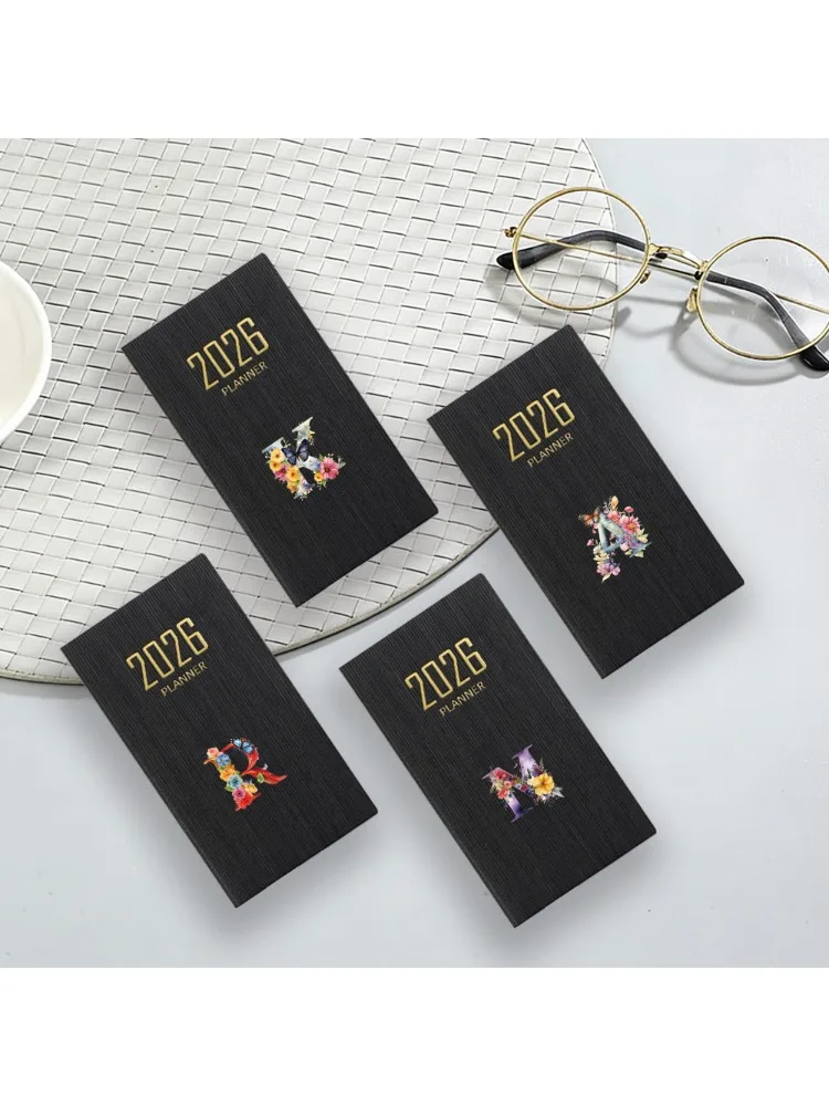 A6 Size Daily Planner 2026 Limited Edition Week Journal Notebook Student Pocket Study Planner Office Recording Butterfly Letter