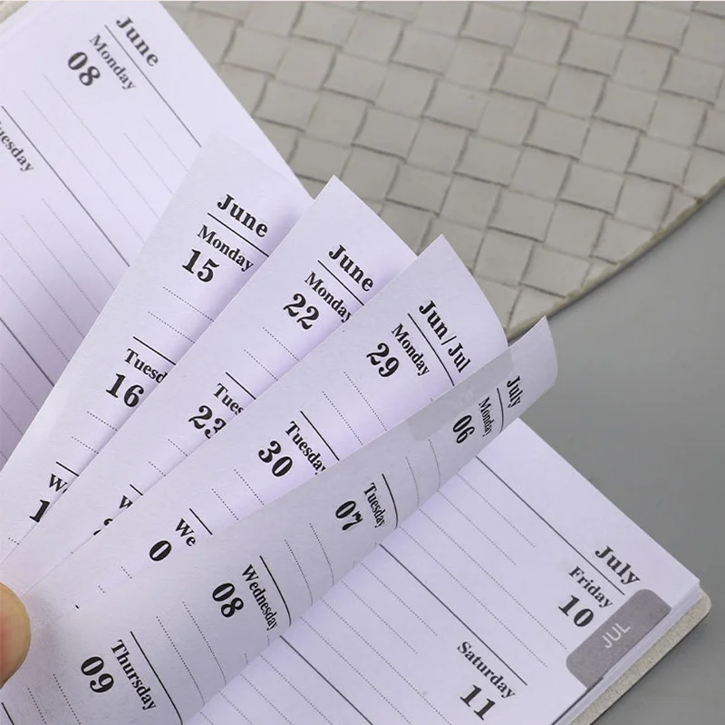 A6 Size Daily Planner 2026 Limited Edition Week Journal Notebook Student Pocket Study Planner Office Recording Butterfly Letter