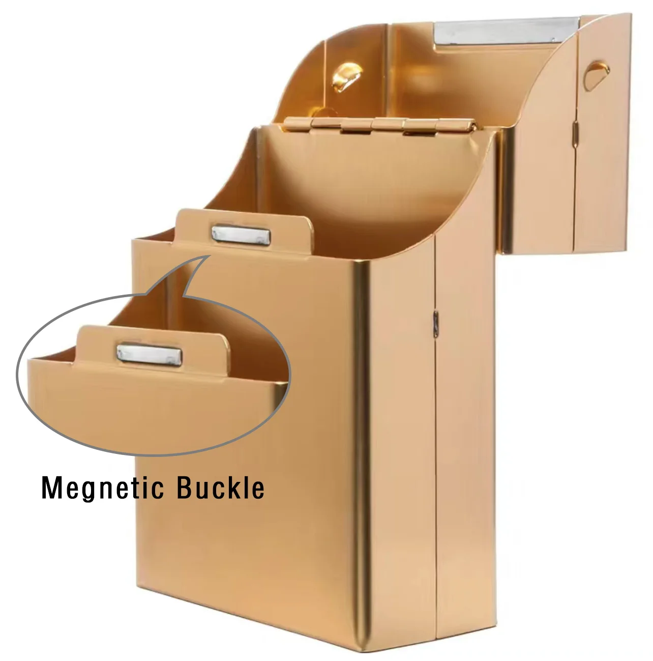 Metal Cigarette Case Large Capacity Dustproof Cigarette Protector Magnetic Dustproof Cigarette Accessories Halloween Pattern