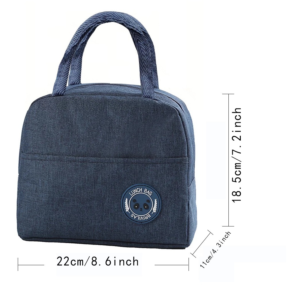 Insulated Lunch Bag Insulated Tote for Work, School, Outdoor Activities, Lunch Bag Durable Aluminum Foil Food Container Cooler Bag, Perfect for Office Workers