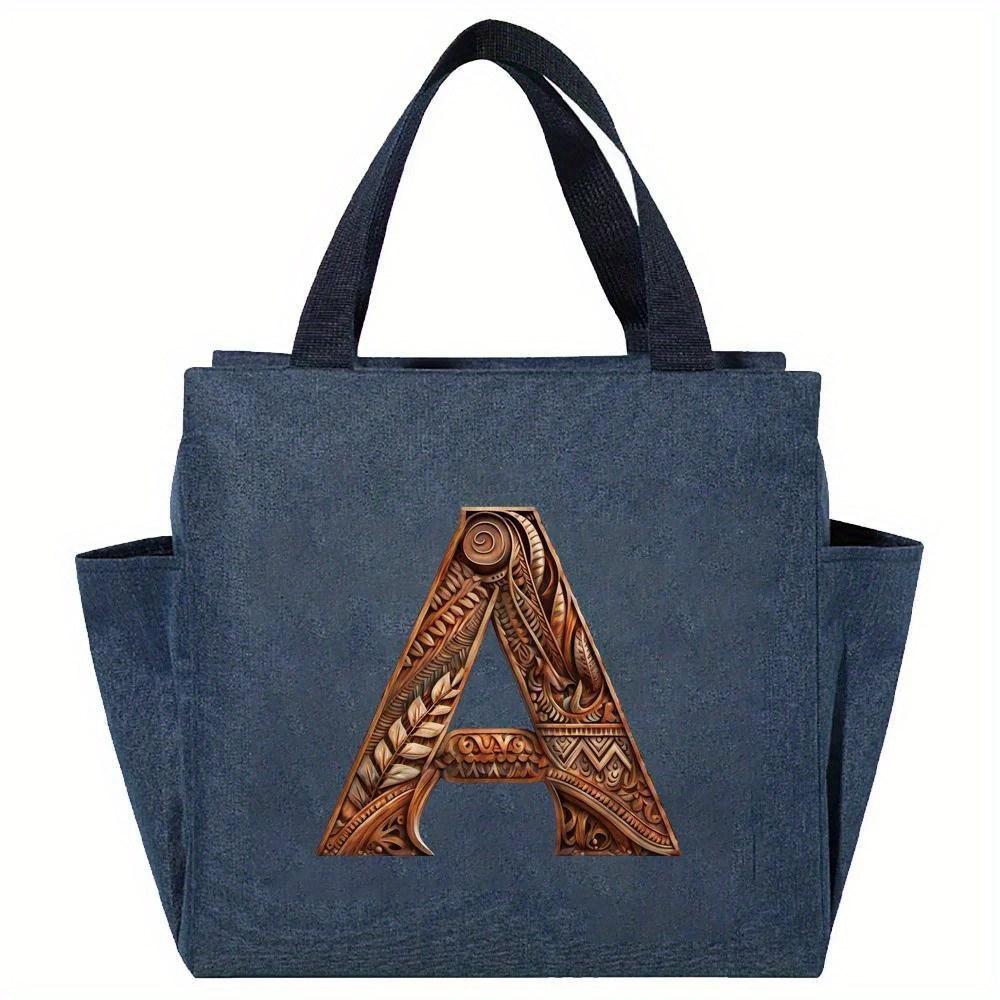 Portable Large Capacity Insulation Lunch Bag, Student Lunch Box, Thick Aluminum Foil Handbag, Cooler Thermal Food Storage Bags, Suitable for Picnics, School, Travel and Work Non-Food Contact