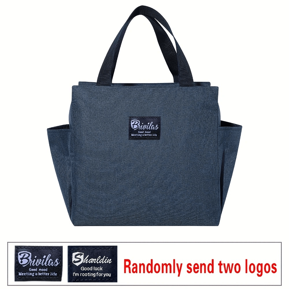 Insulated Lunch Bag – Thick aluminum foil handbag Non-Food Contact, Portable Storage Bag Ideal for Picnics & Outdoor Meals, Picnic Essentials | Stylish Lunch Bag, Back to School